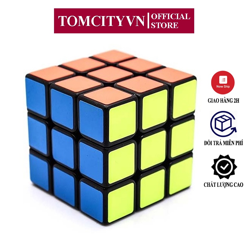 Đồ Chơi Rubik 3x3 TomcityVN Speed Cube Giá Rẻ