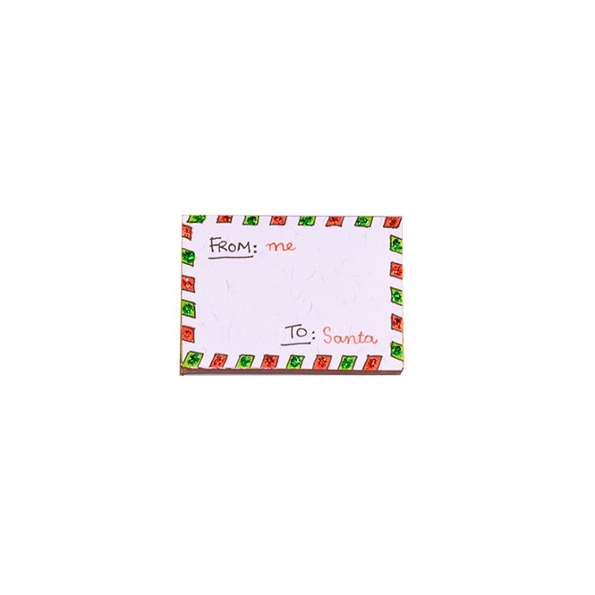 Thiệp Hộp diêm Giáng sinh From me To Santa CM033