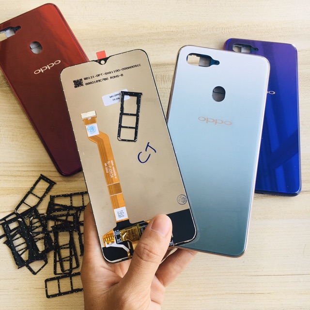 Combo Bộ Vỏ Sườn + Màn Hình Oppo F9 Zin Hàng Cao Cấp