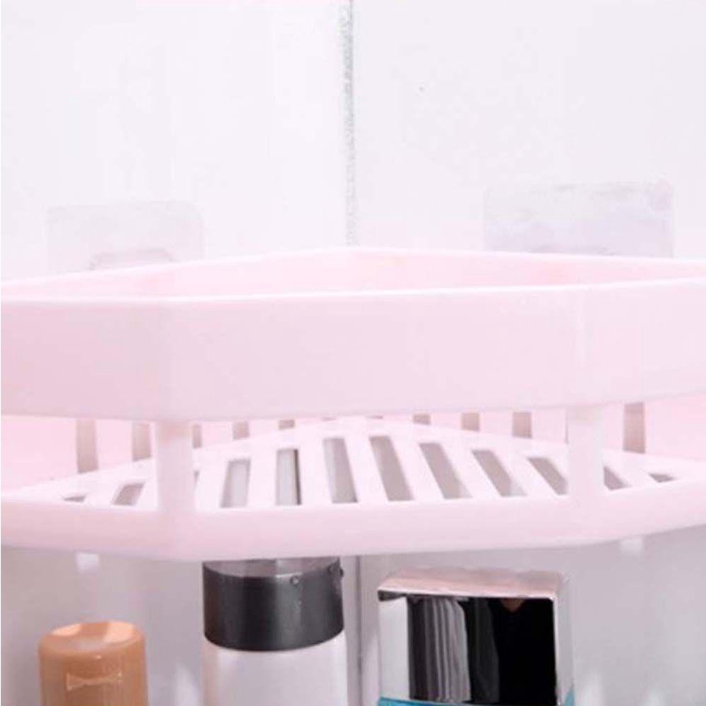 PATRICIA Giá Đỡ Xà Phòng Gắn Góc Tường Không Cần Đục Lỗ Thoát Nước Cho Nhà Bếp / Phòng Tắm