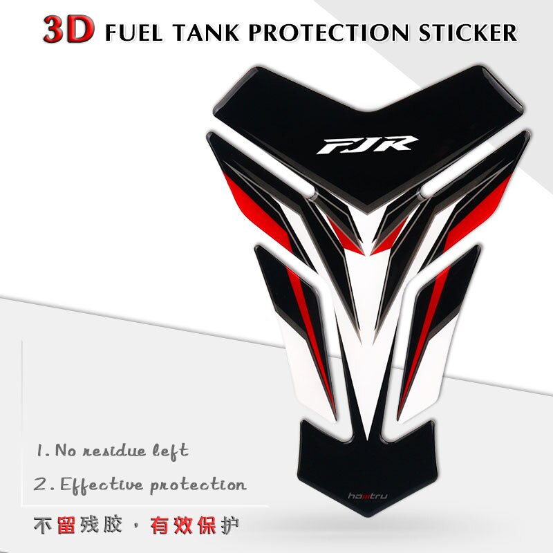 Miếng Dán 3D Bảo Vệ Bình Xăng Hình Xương Cá Cho Xe Mô Tô YAMAHA FZ1 FZ6 FZ8 FJR1300 FJR1200 FJR 1200