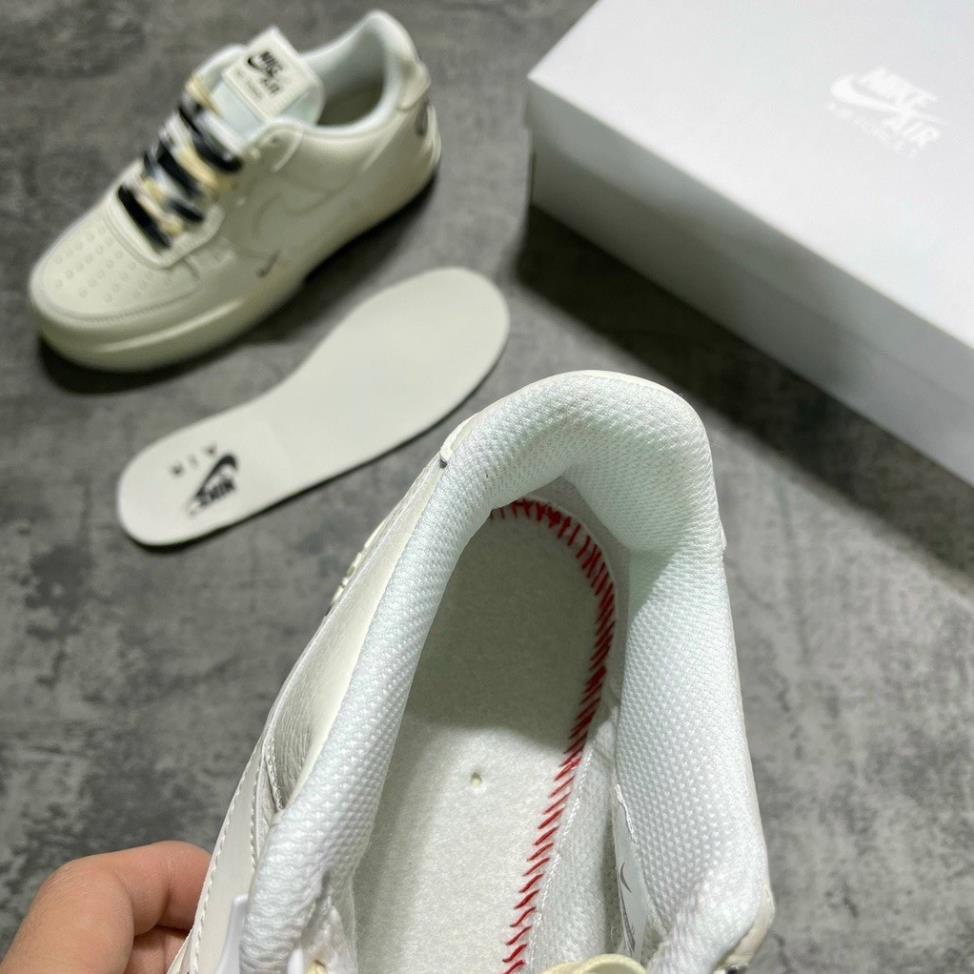 Giày AF1 Âm Dương Brooklyn Sail Black Phản Quang Nam Nữ Mẫu Mới Hot Trend 2022 Full Box Bill