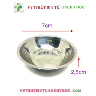 Bát kền thành thấp, bát đựng bông cồn không nắp, bát đựng dung dịch sát khuẩn