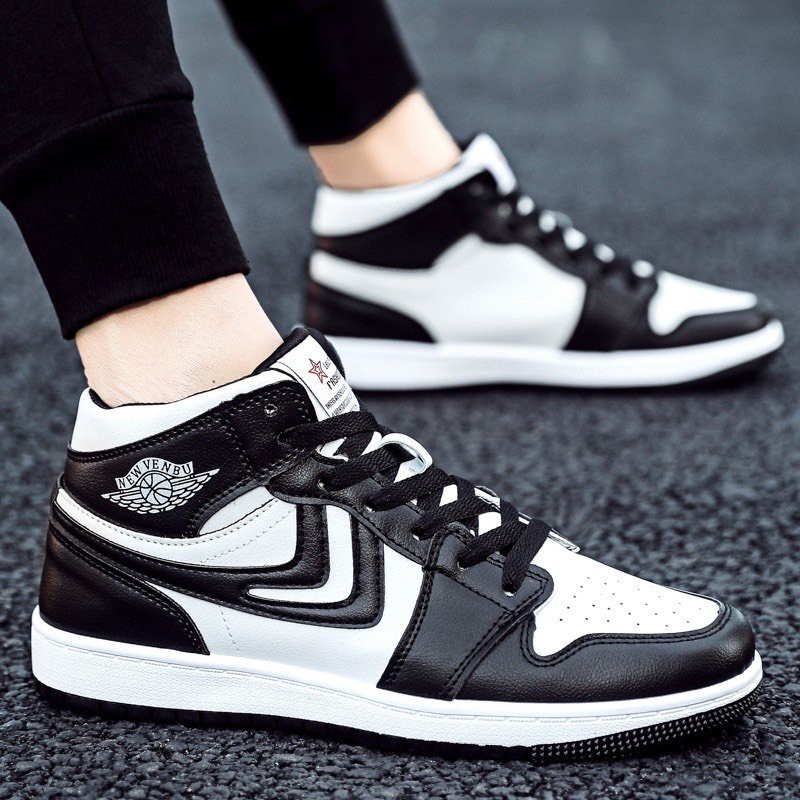 (Có 2 Màu) Giày cao cổ nam NewVenbu kiểu dáng phong cách | BigBuy360 - bigbuy360.vn