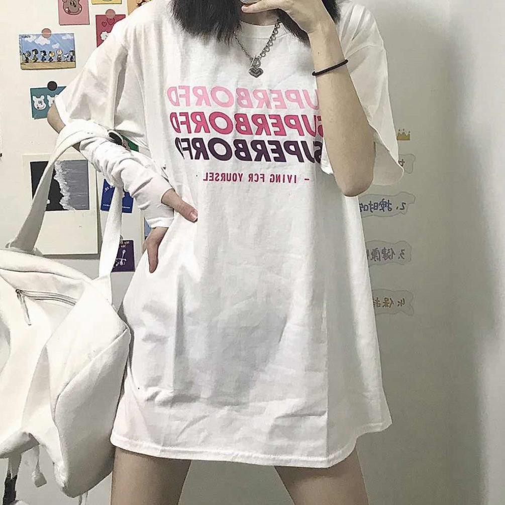 Áo thun tay lỡ form rộng Oversize, áo phông tay lỡ form rộng Unisex, áo thun siêu xinh Pink A368 | BigBuy360 - bigbuy360.vn