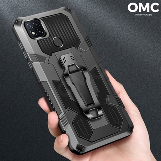Ốp Điện Thoại Cứng Chống Sốc Kèm Giá Đỡ Cho Xiaomi Redmi 9C