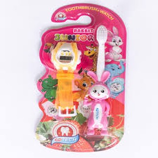 Bộ bàn chải đánh răng trẻ em eq tech junior rabbit tặng đồng hồ giá 27,5k