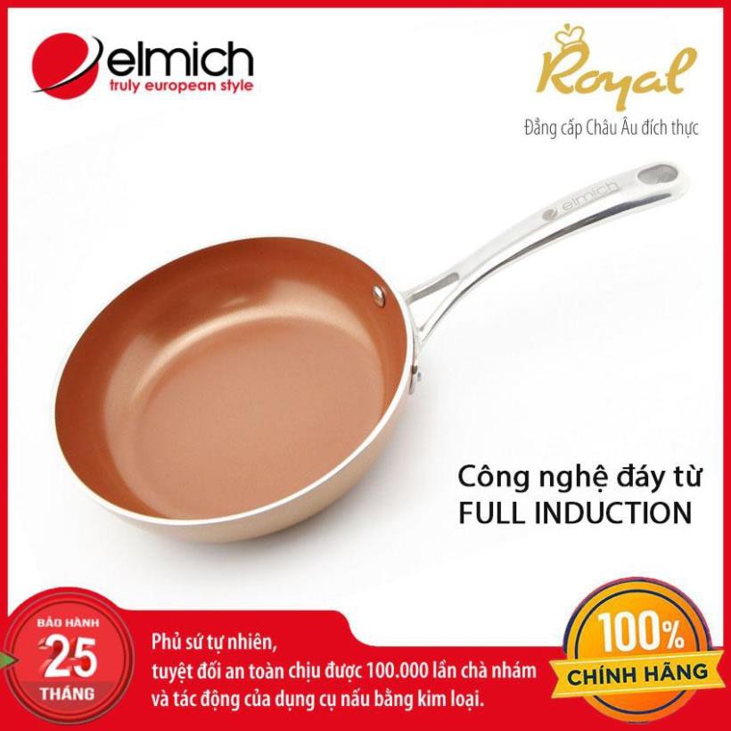 [HOT] CHẢO PHỦ SỨ CAO CẤP ELMICH ROYAL DELUXE PLUS EL-1139 ( HÀNG KM ) [Chính hãng]