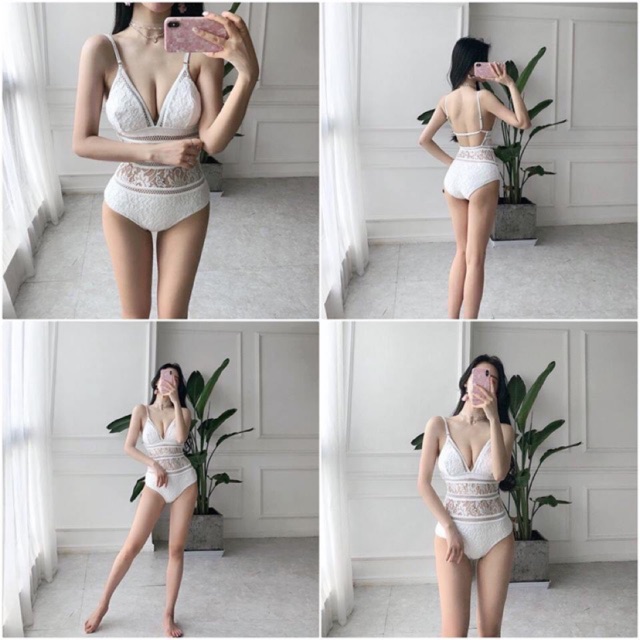 Bikini liền ren Quảng châu cao cấp