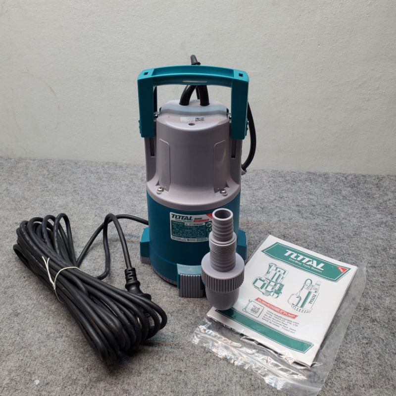 Máy bơm chìm dùng điện 220V công suất 400W total TWP64001 - bơm tỏm thả ngập nước có công tắc phao tự động