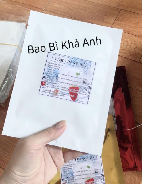 TÚI ZIP 3 BIÊN 2 MẶT TRẮNG SỮA - ĐỰNG MỸ PHẨM DẠNG LỎNG