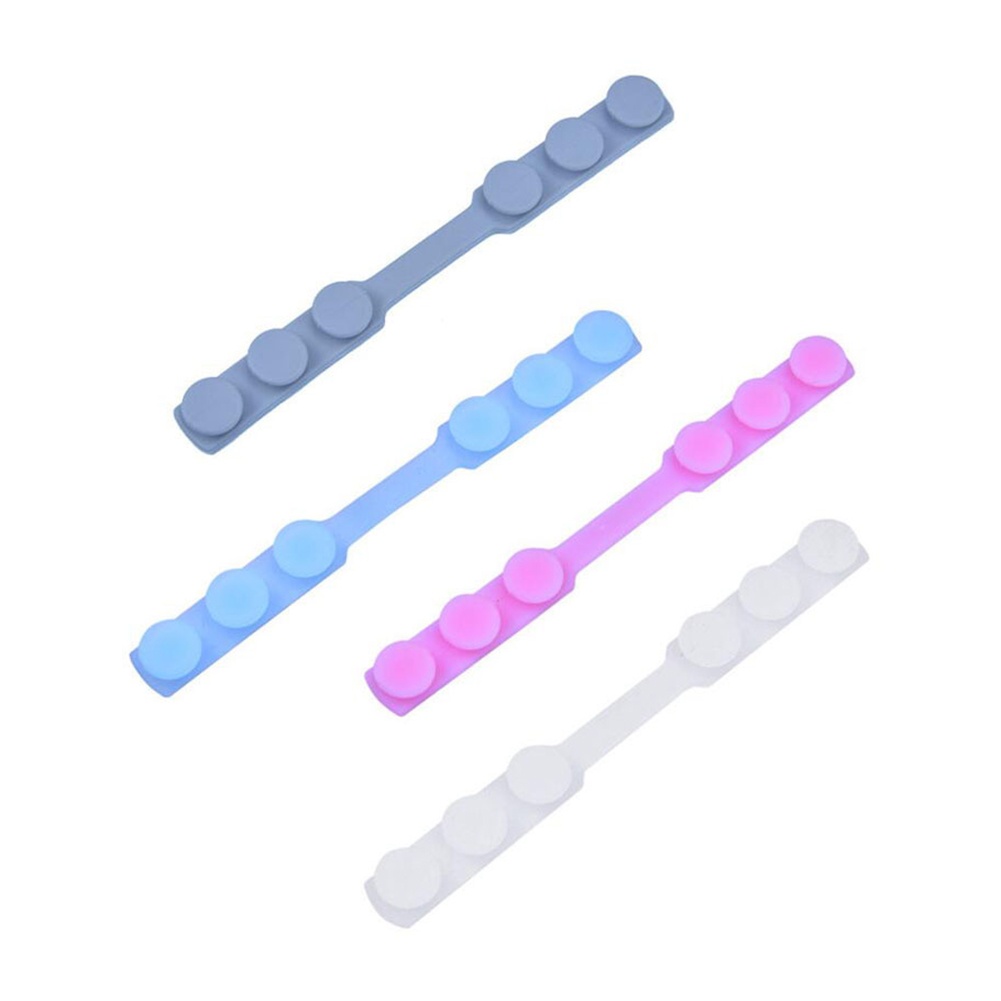 Bộ 4 Móc Đeo Khẩu Trang 3 Mức Độ Bằng Silicone Chống Trượt Có Thể Điều Chỉnh