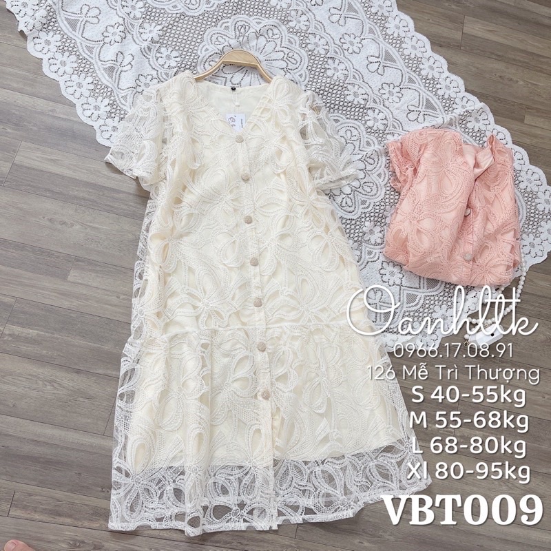 Đầm Bầu Váy Bầu Dự Tiệc Mùa Hè Thiết Kế Vải Ren Cao Cấp Cổ Tim Sang Chảnh M577