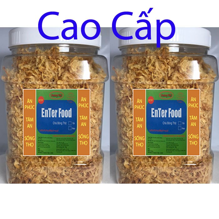 1Kg chà bông cao cấp / ruốc cao cấp quà tặng - 2 hũ