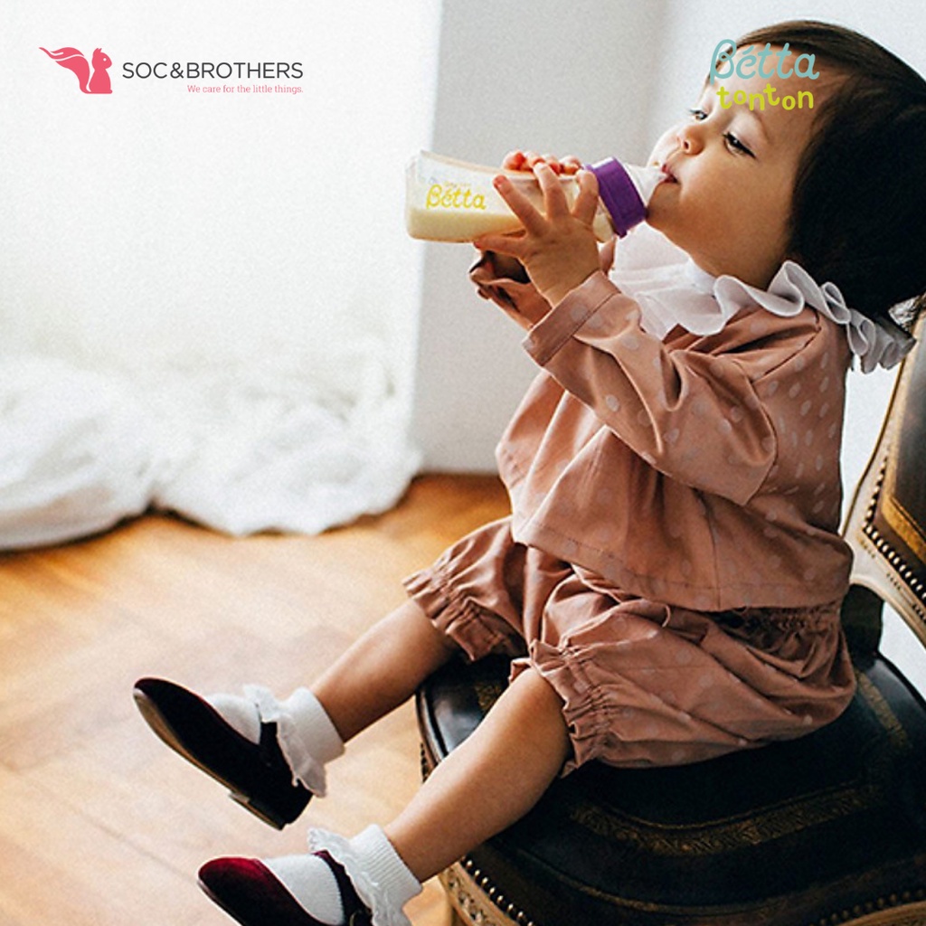 BÌNH SỮA PPSU DR.BETTA BRAIN S3-TARTAN 120ML