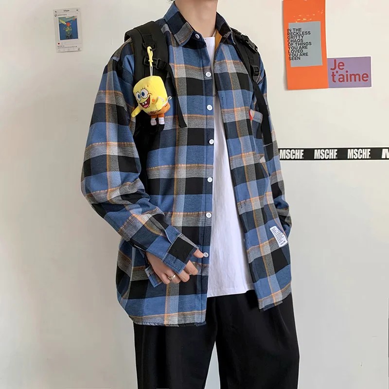 Áo Sơ Mi Tay Dài Phong Cách Âu Mỹ Thời Trang Cho Nam Size M-5Xl | BigBuy360 - bigbuy360.vn