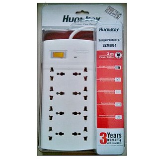 Ổ cắm điện huntkey szm804 chống sét -c234