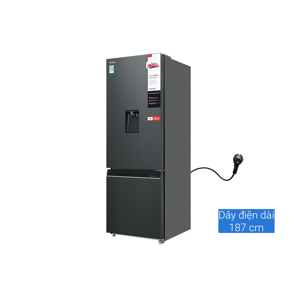 Tủ lạnh Toshiba Inverter 322 lít GR-RB405WE-PMV-MG - Chính hãng 100%