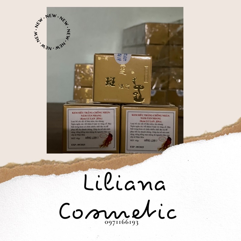 KEM SÂM SIÊU TRẮNG LU LAN JINA NHẬT BẢN