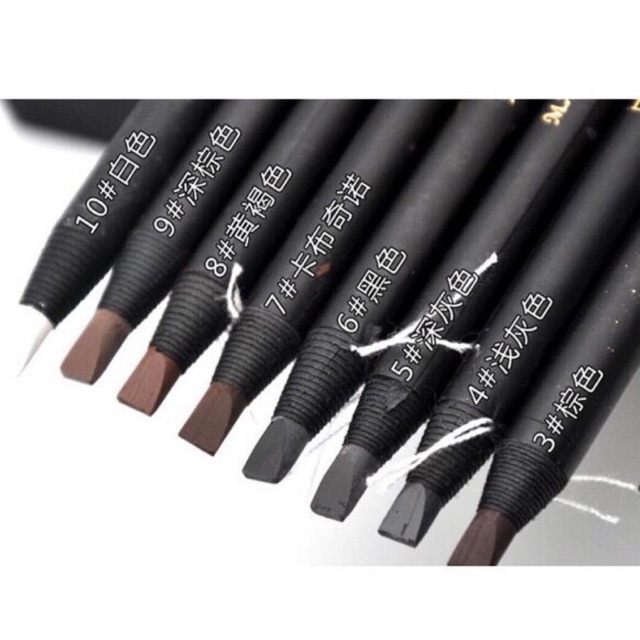Chì Xé Kẻ Mày Phẩy Sợi Haozhuang Make Up Milano Eyebrow Pencil Precicion