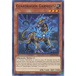 Thẻ bài Yugioh - TCG - Guardragon Garmides / MP20-EN009'