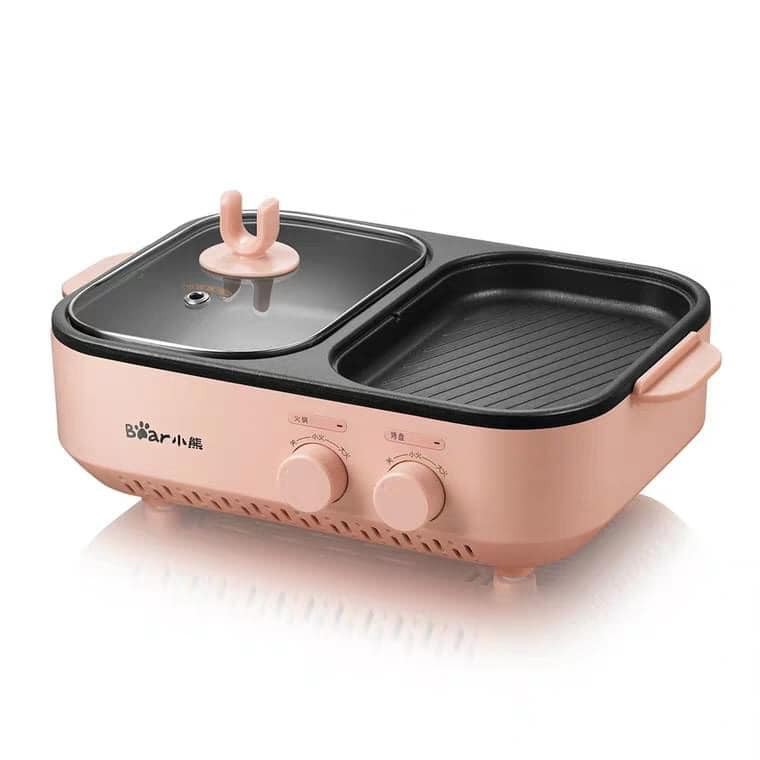 GIÁ SỐC BẾP ĐIỆN 2 NGĂN BEAR ĐA NĂNG CAO CẤP HÀN QUỐC  2 IN 1