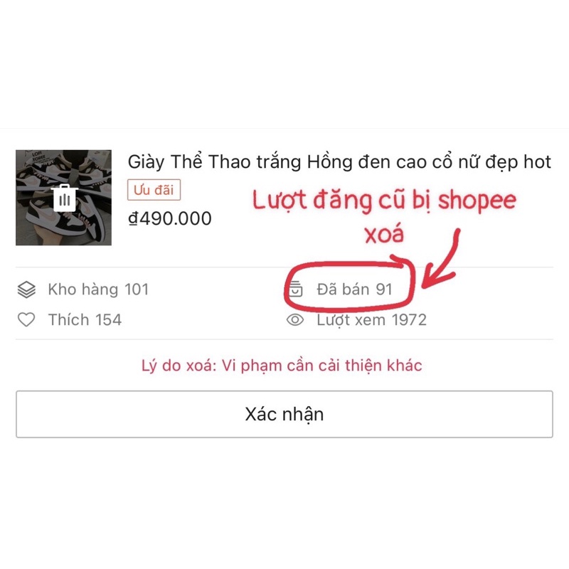 Giày Thể Thao JD đen trắng hồng cao cổ siêu đẹp hot trend