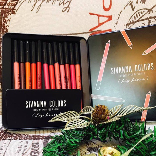 Son cây bút chì Sivanna Color Lip Liner - CAM KẾT CHÍNH HÃNG Thái Lan [Siêu rẻ- siêu lỳ- siêu đẹp]