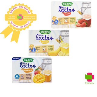 SMC1819 Sữa chua nguội Bledina Mini Lactes, Pháp bổ sung dinh dưỡng, vitamin, canxi cho bé từ 6 tháng đến