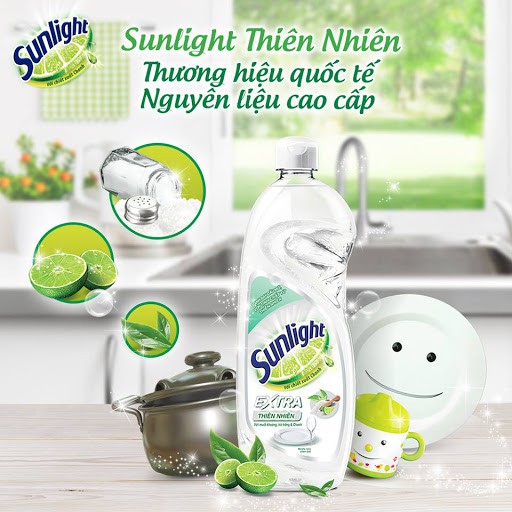 Nước Rửa Chén Sunlight Thiên Nhiên (400ml)