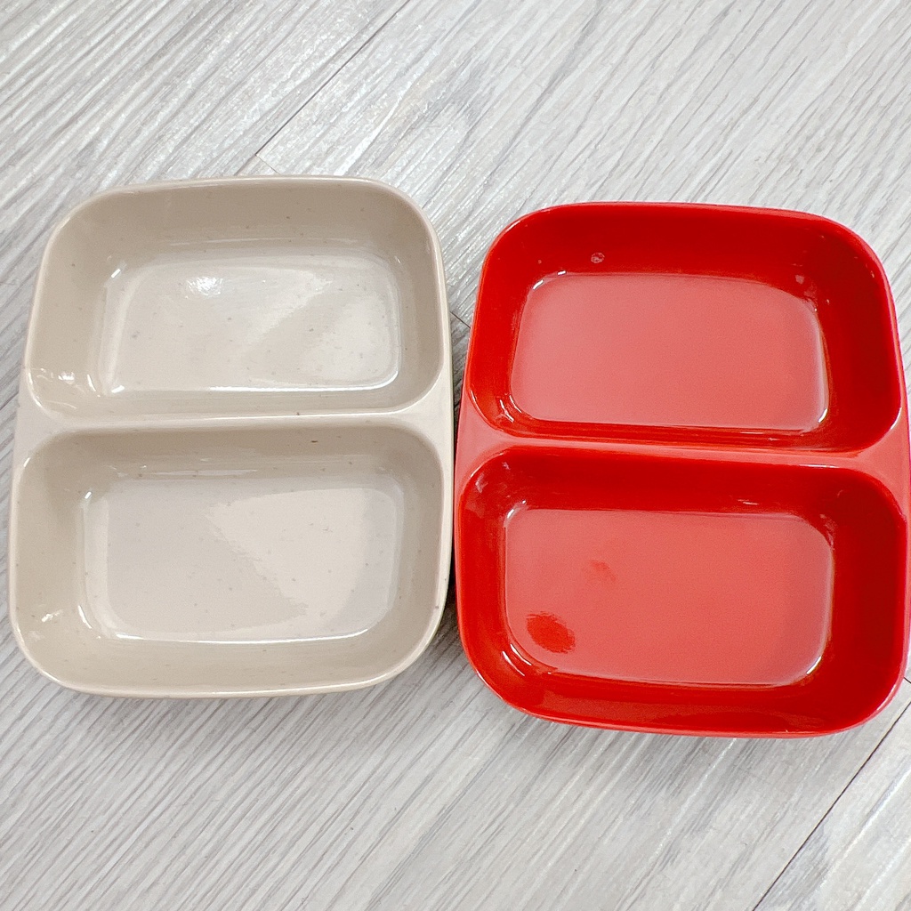 Chén Nước Chấm 2 Ngăn Nhựa Melamine Cao Cấp FATACO