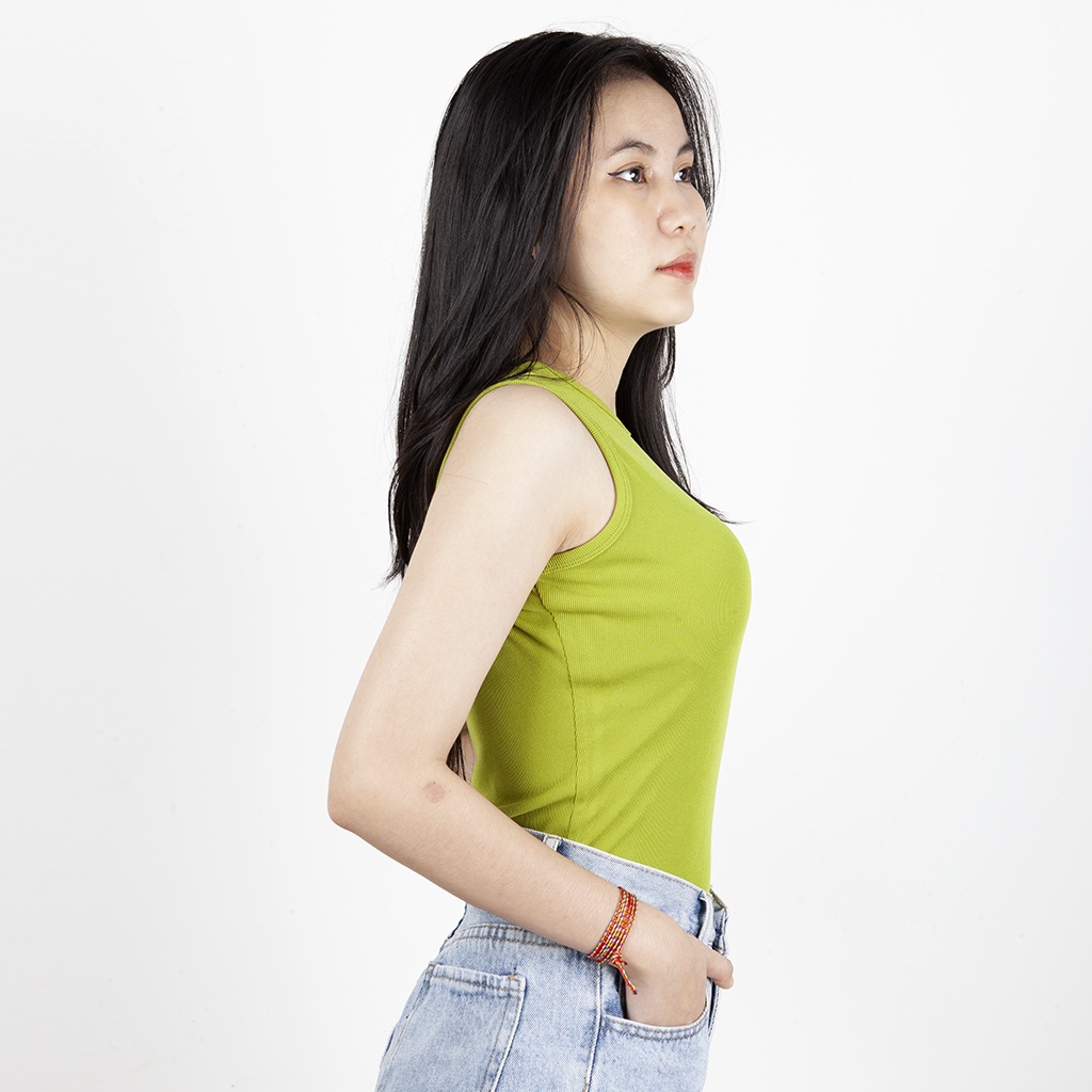 Áo croptop ba lỗ body thun tăm mền co giãn tốt mặc đi chơi đi biển xinh