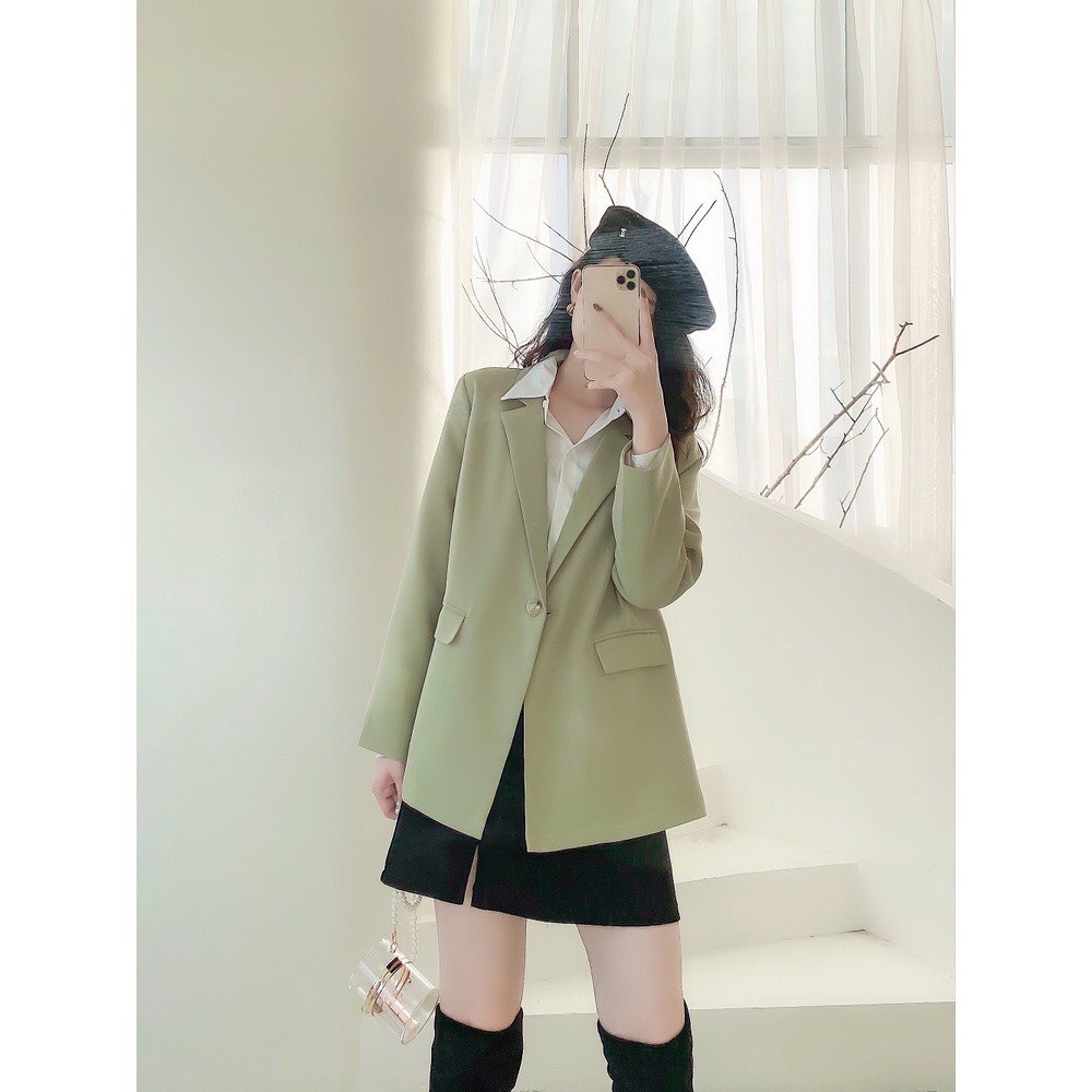 Áo blazer nữ đẹp  2 lớp dài tay thu đông giá rẻ phong cách Hàn Quốc Sollle | BigBuy360 - bigbuy360.vn