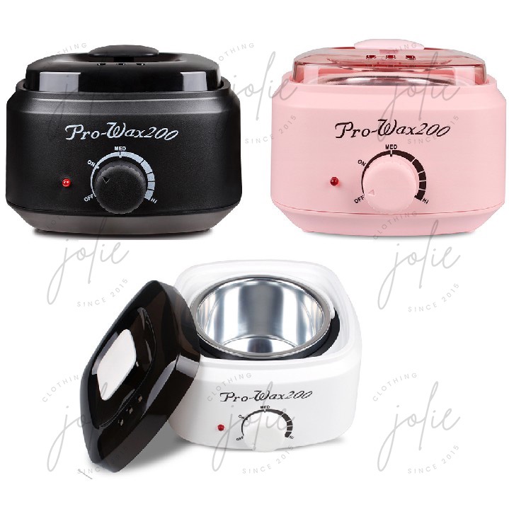 Nồi nấu sáp wax lông cao cấp pro 200 tặng kèm sáp wax lông nóng và que gỗ wax