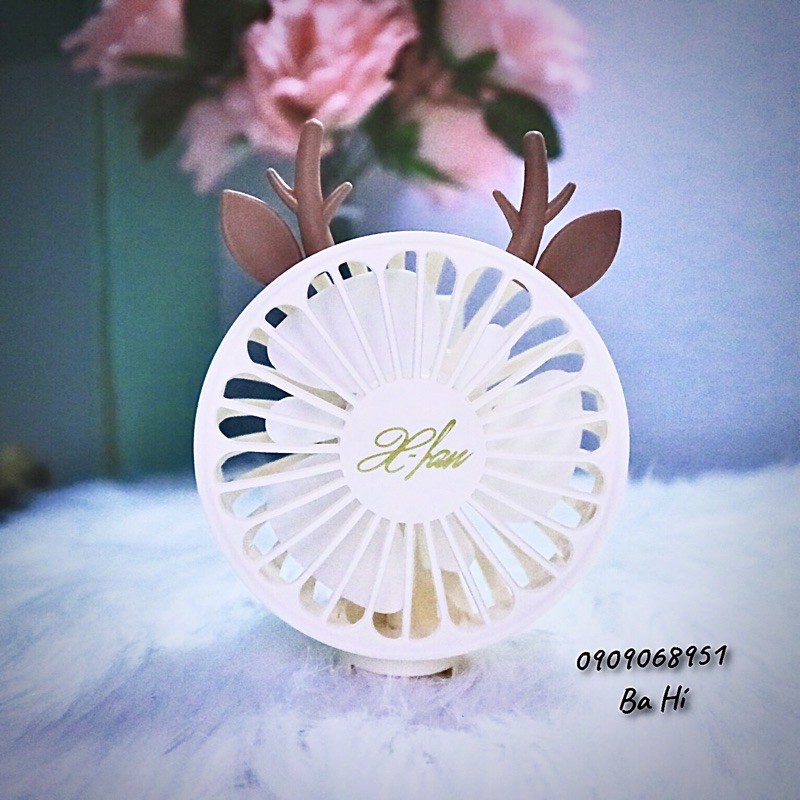 Quạt mini cầm tay X9 cute phù hợp học sinh cấp 1 | BigBuy360 - bigbuy360.vn