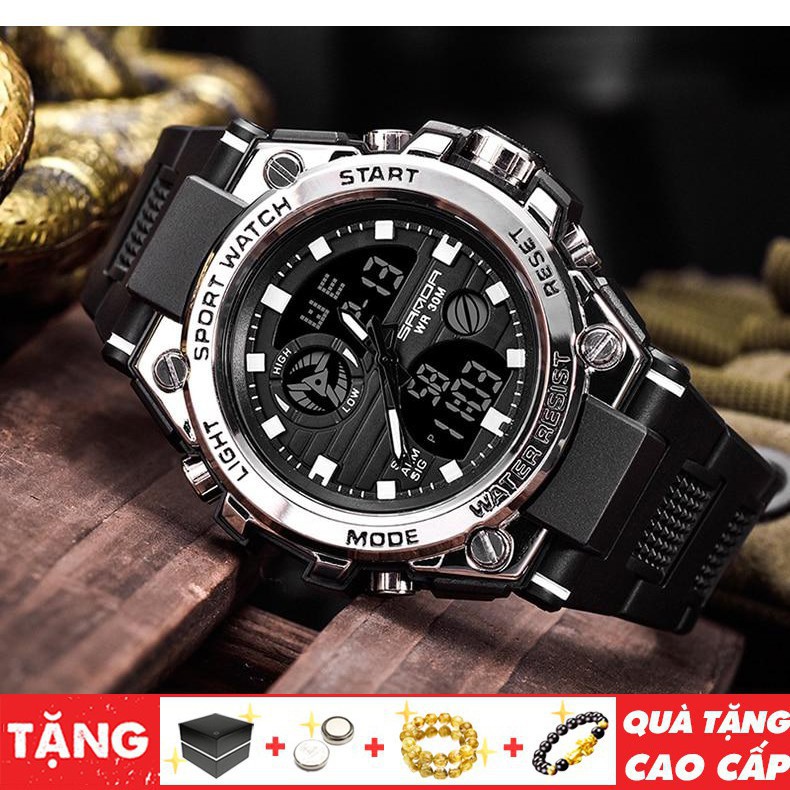 Đồng Hồ Nam Thể Thao Kim Điện Tử SANDA Chống Nước Cực Bền Kiểu Dáng Thời Trang | BigBuy360 - bigbuy360.vn