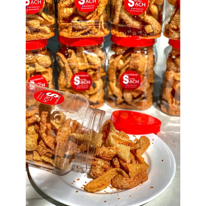 Da heo muối tỏi chiên giòn 250gram