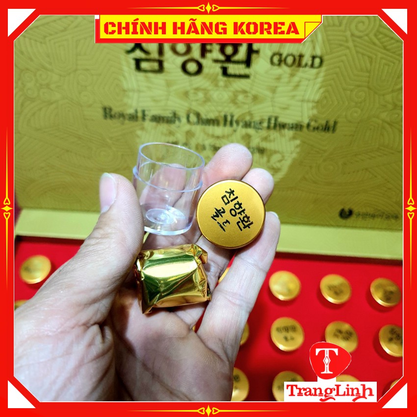 Bổ não GeumHwan Gold, An cung Trầm Hương thượng hạng, Hộp quà tặng 32 viên, tranglinhkorea