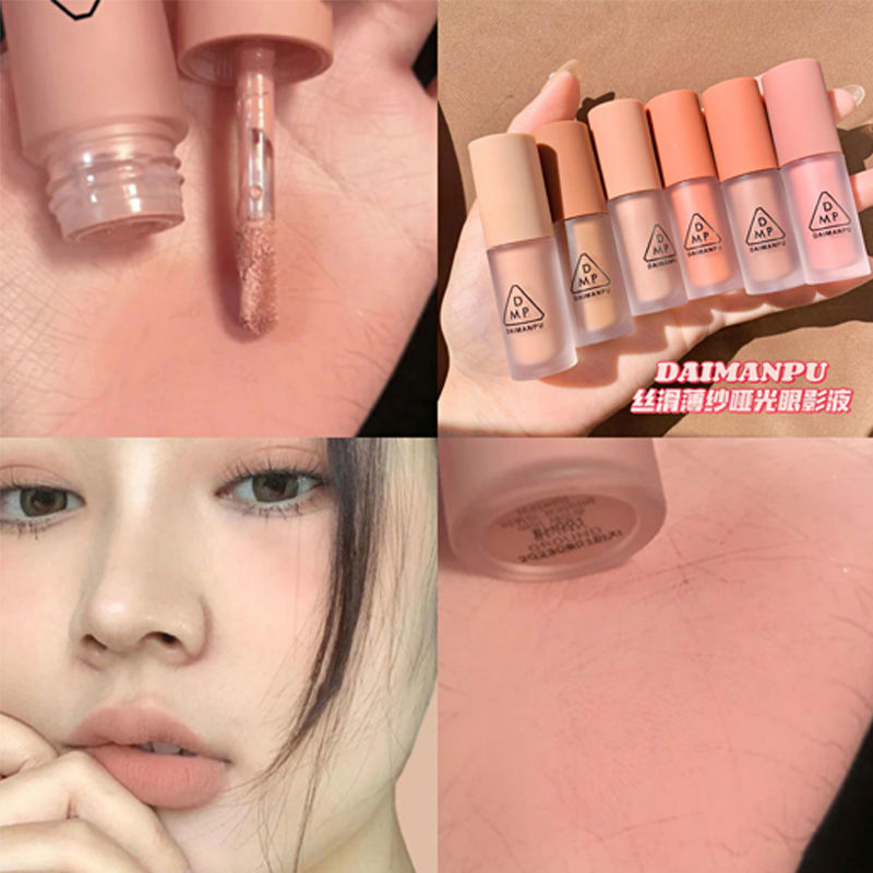 [Hàng mới về] Phấn mắt kiêm má hồng DAIMANPU dạng lỏng 2 trong 1 lâu trôi chống thấm nước