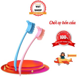 Cọ bồn cầu 2 đầu tiện lợi, chổi đánh bồn cầu 2 đầu siêu sạch Siêu chất lượng