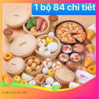 Đồ Chơi Nấu Ăn, Bộ Đồ Chơi Nấu Ăn Nhà Bếp 84 Chi Tiết Cho Bé Phát Triển Trí Tuệ GIÁ TỐT