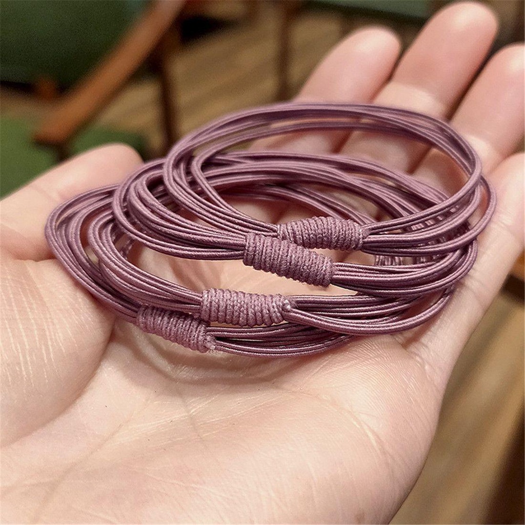Dây Buộc Tóc 4 Trong 1 Màu Sắc Ngẫu Nhiên Dành Cho Nữ