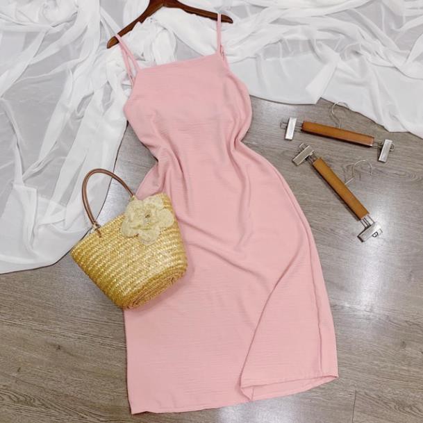 [ Mã FAMAYWA2 giảm 10K đơn 50K] [Yen Tran] Váy maxy đũi hở lưng dáng dài | BigBuy360 - bigbuy360.vn