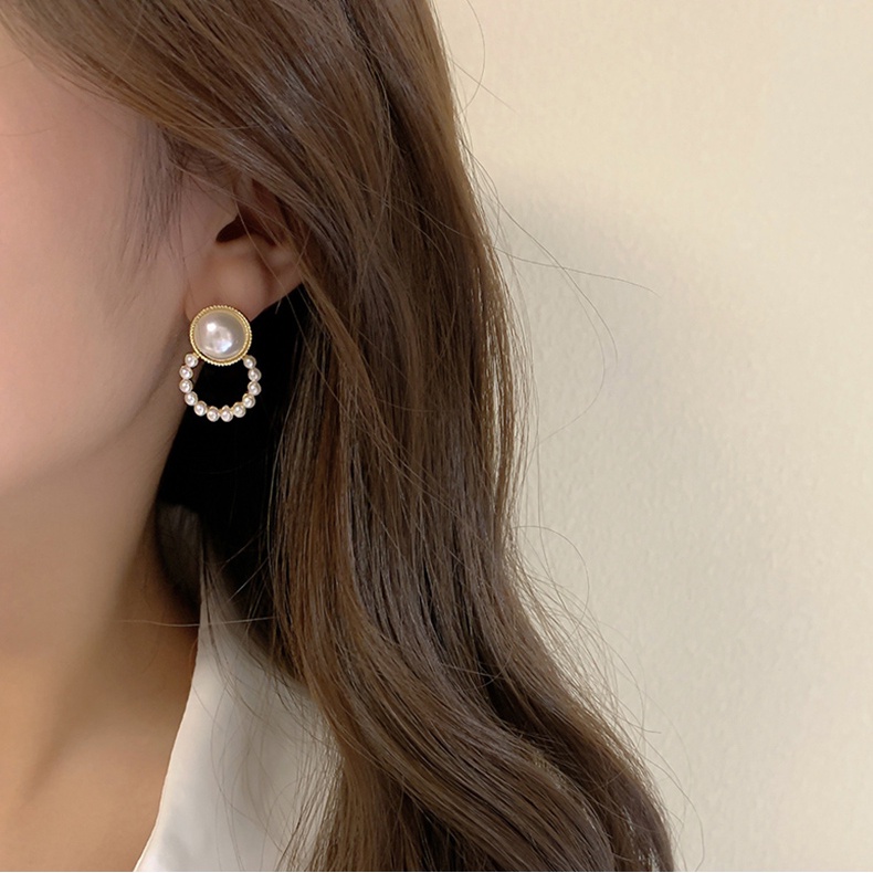 Khuyên Tai Ngọc Trai Thiết Kế Đơn Giản Thời Trang Mới 2022