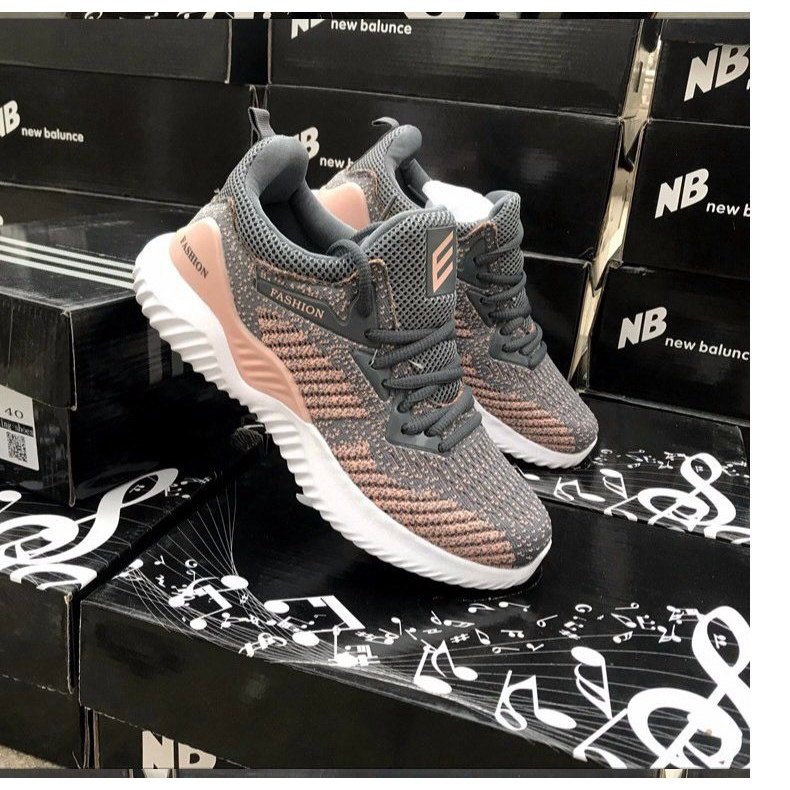 Giày sneaker thể thao alpha Hồng Xám