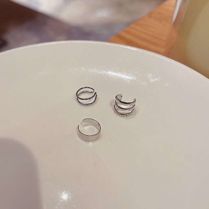 iF YOU Set 3 nhẫn   hợp kim thời trang cho nữ với nhiều kiểu dáng tuỳ chọn