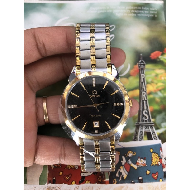 Đồng Hồ Nam Omega 802, dây kim loại, kính saphire chống xước, chống nước | BigBuy360 - bigbuy360.vn