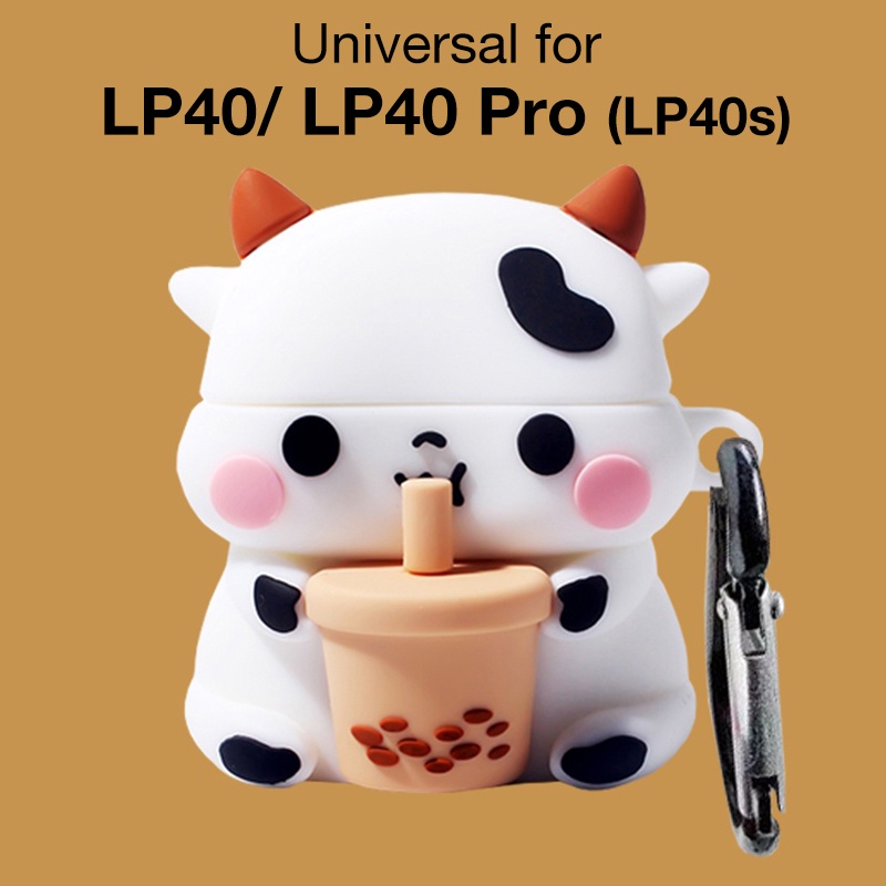 Vỏ Bảo Vệ Hộp Sạc Tai Nghe Bluetooth Lenovo LP40 / LP40 Pro Bằng Silicon