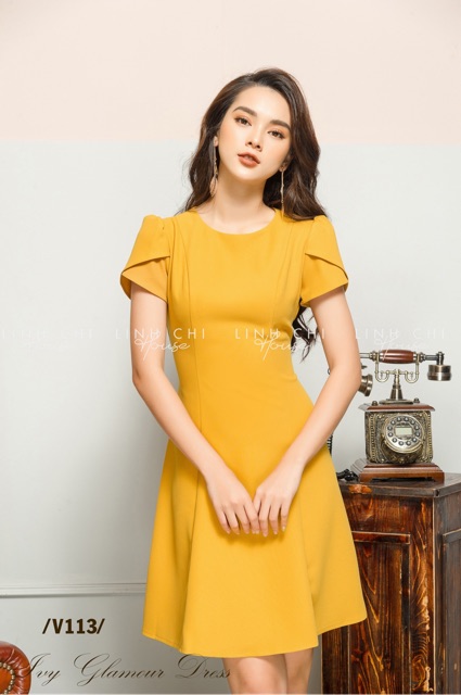 Đầm thiết kế Linhchi house newtag size s