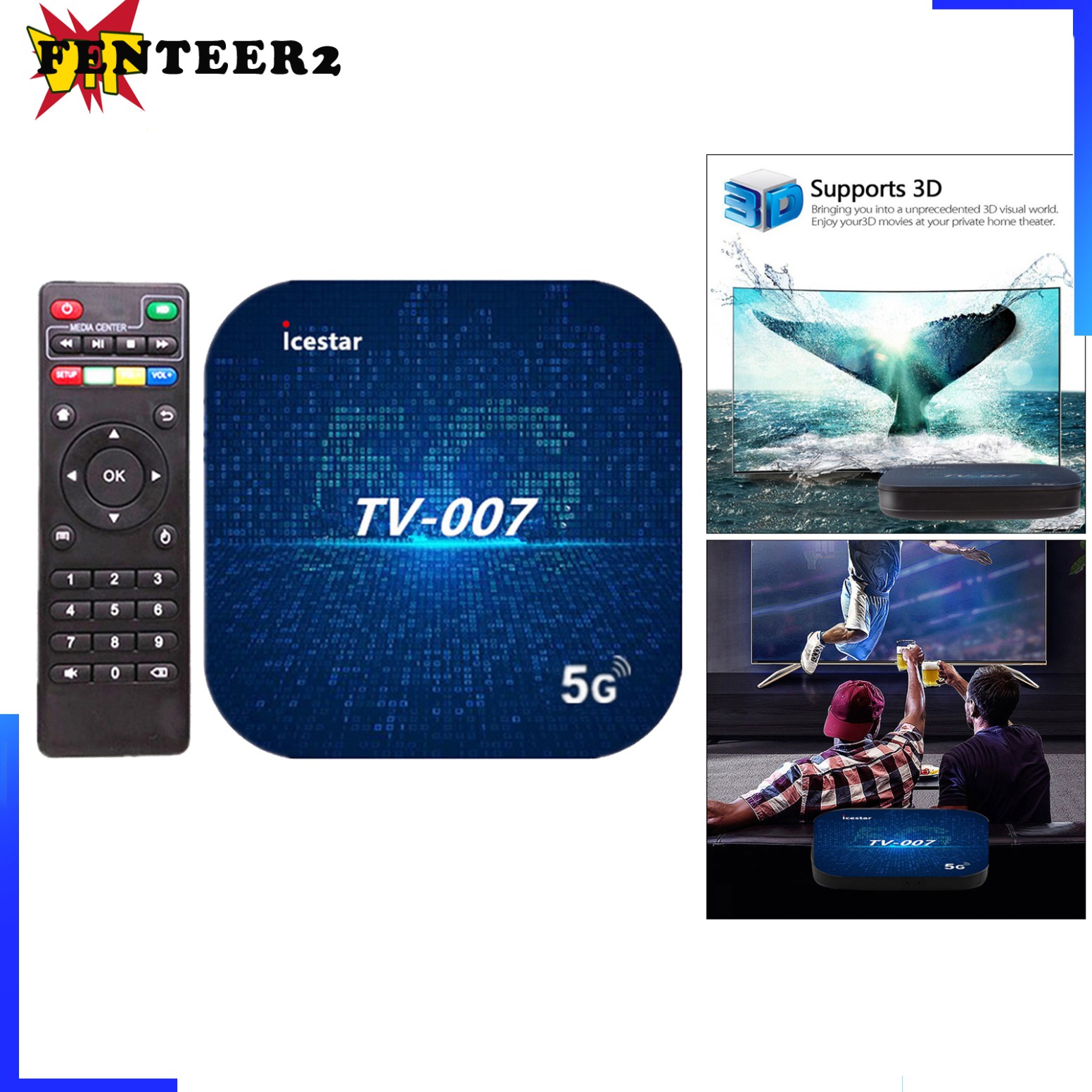 Thiết Bị Chuyển Đổi Tv Thường Thành Smart Tv Android 9.0 Tv Box Media Player 5g